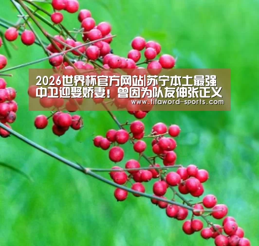 2026世界杯官方网站|苏宁本土最强中卫迎娶娇妻!曾因为队友伸张正义被足协除名(图2) 世界杯直播在线观看